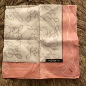 YSL mini cotton scarf, never used